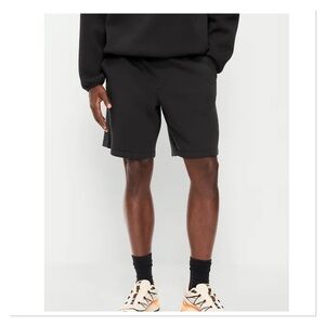OLD NAVY Men's Black Cotton Fleece Shorts